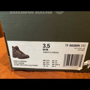 Timberland hiking boots boys